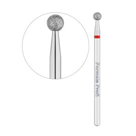 FORMULA PROFI Фреза алмазна куля червона діаметр 3,5 мм, Колір : Червоний, Діаметр: 3,5 мм, image 