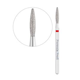 FORMULA PROFI Фреза алмазна полум'я (не гостре) червона діаметр 2,3 мм, Колір : Червоний, Діаметр: 2,3 мм, image 