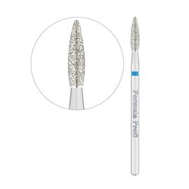 FORMULA PROFI Фреза алмазна полум'я синя діаметр 2,1 мм, Колір : Синій, Діаметр: 2,1 мм, image 