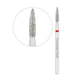 FORMULA PROFI Фреза алмазна полум'я червона діаметр 1,8 мм, Колір : Червоний, Діаметр: 1,8 мм, image 