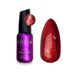 EDLEN Sparkle Cat Гель-лак котяче око №06, 9 мл, Відтінок: 006, Об'єм: 9 мл, image 