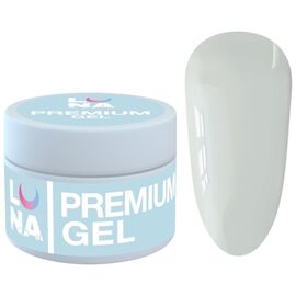 LUNA Gel Premium №11 Гель для нарощування білий, 15 мл, Об'єм: 15 мл, Колір: 011, image 