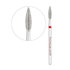 FORMULA PROFI Фреза алмазна полум'я червона діаметр 2,3 мм, Колір : Червоний, Діаметр: 2,3 мм, image 