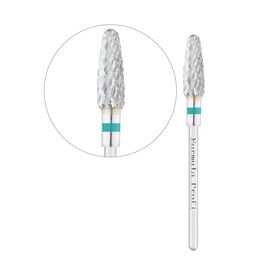 FORMULA PROFI Фреза твердосплавна "конус" пряма для лівші, зелена, image 