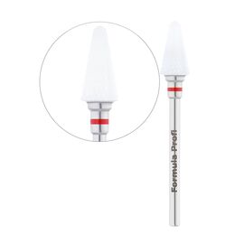 FORMULA PROFI Фреза керамічна "конус округлений", червона, image 