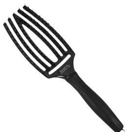 OLIVIA GARDEN Щітка Finger Brush Care Iconic Boar&Nylon Black Onyx M, image 