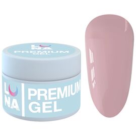 LUNA Gel Premium №03 Гель для нарощування ніжно-рожевий, 15 мл, Об'єм: 15 мл, Колір: 003, image 
