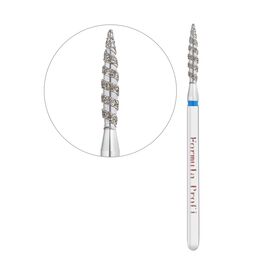 FORMULA PROFI Фреза алмазна полум'я (торнадо) синя діаметр 2,1 мм, Колір : Синій, Діаметр: 2,1 мм, image 