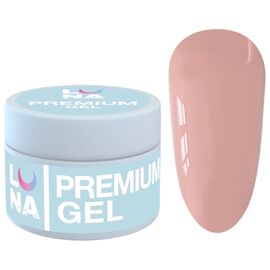 LUNA Gel Premium №04 Гель для нарощування бежево-рожевий, 15 мл, Об'єм: 15 мл, Колір: 004, image 