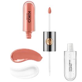 KIKO Unlimited Double Touch 129 Burnt Tangerine Подвійна стійка рідка помада, 6 мл, Об'єм/вага: 6 мл, Відтінок: 129 Burnt Tangerine, image 