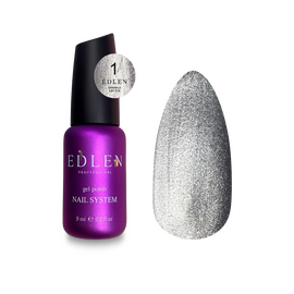EDLEN Sparkle Cat Гель-лак котяче око №01, 9 мл, Відтінок: 001, Об'єм: 9 мл, image 