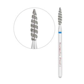 FORMULA PROFI Фреза алмазна полум'я (торнадо) синя діаметр 2,5 мм, Колір : Синій, Діаметр: 2,5 мм, image 