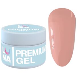 LUNA Gel Premium №09 Гель для нарощування персиковий, 15 мл, Об'єм: 15 мл, Колір: 009, image 