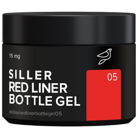 SILLER Red Liner Bottle Gel №05 Гель для швидкого укріплення, 15 мл, Об'єм: 15 мл, Колір: 005, image 
