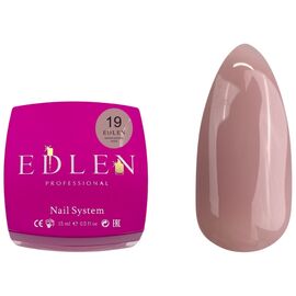 EDLEN Water Acrygel №19 Nude Рідкий акригель, 15 мл, Об'єм: 15 мл, Колір: 019, image 