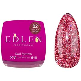 EDLEN Cover Base Світловідбиваюча база №82 Flash, 30 мл, Відтінок: 082, Об'єм: 30 мл, image 