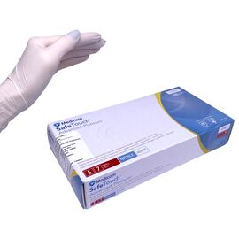 SAFE TOUCH Advanced Platinum Рукавички нітрилові WHITE (S), 100 шт/уп (3.5 г), Розмір: S, Кількість: 100 шт, Колір: Білий, image 