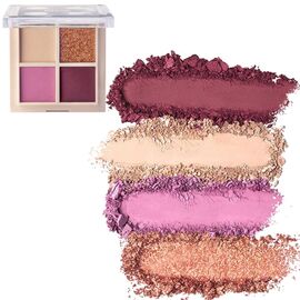 PAESE Eyeshadows Palette 4in1 Daily Vibe Компактна палітра тіней для повік (04) tropical orchid, 5.5 г, Колір: 04 Tropical orchid, Об'єм: 5,5 г, image 