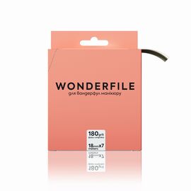 WONDERFILE Файл-стрічка для основи 160х18 мм 180 грит, 7 м, Абразивність: 180 грит, Кількість: 7 м, image 