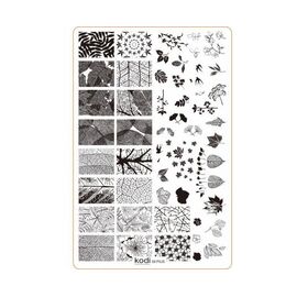 KODI Пластина для стемпінгу Plus size (розмір 9,5*14,5) № 08, №: 008, image 