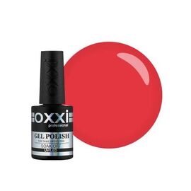OXXI Гель лак № 007 (червоно-кораловий, емаль), 10 мл, № гель лаку: 007, Об'єм: 10 мл, image 