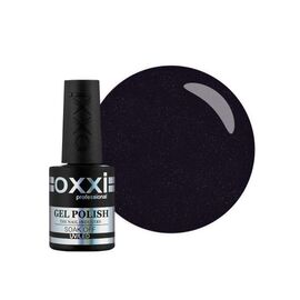 OXXI Гель лак № 045 (темний фіолетовий з золотистим мікроблиском), 10 мл, № гель лаку: 045, Об'єм: 10 мл, image 