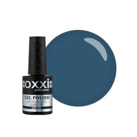 OXXI Гель лак № 062 (приглушений сіро-синій, емаль), 10 мл, № гель лаку: 062, Об'єм: 10 мл, image 