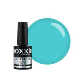 OXXI Гель лак № 228 (яскравий блакиний, емаль), 10 мл, № гель лаку: 228, Об'єм: 10 мл, image 