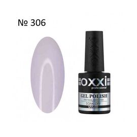 OXXI Гель лак № 306 (блідо-ліловий, емаль), 10 мл, № гель лаку: 306, Об'єм: 10 мл, image 