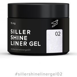 SILLER Liner Shine Gel №02, 15 мл (банка), Об'єм: 15 мл, Колір: 002, image 
