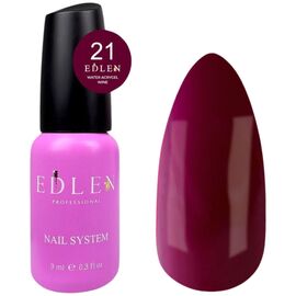 EDLEN Water Acrygel №21 Wine Рідкий акригель, 9 мл, Об'єм: 9 мл, Колір: 021, image 