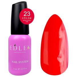 EDLEN Water Acrygel №23 Wine Рідкий акригель, 9 мл, Об'єм: 9 мл, Колір: 023, image 