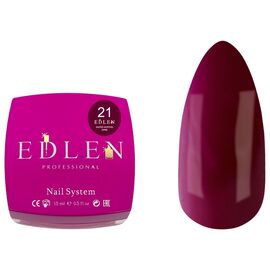 EDLEN Water Acrygel №21 Wine Рідкий акригель, 15 мл, Об'єм: 15 мл, Колір: 021, image 