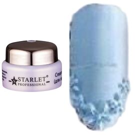 STARLET PROFESSIONAL Cream Gel Крем-гель для об'ємних дизайнів №10 БЛАКИТНИЙ, 5 г, Колір: 010, image 