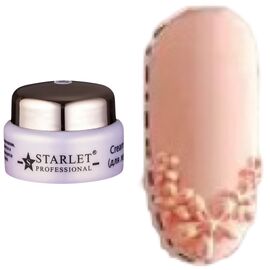 STARLET PROFESSIONAL Cream Gel Крем-гель для об'ємних дизайнів №4 ПЕРСИКОВИЙ, 5 г, Колір: 04, image 