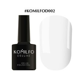 KOMILFO Deluxe Series №D002 (білий), 8 мл, Об'єм: 8 мл, image 