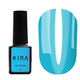 KIRA NAILS Гель лак Vitrage №V05 (бірюзово-зелений), 6 мл, № гель лаку: 005, Об'єм: 6 мл, image 