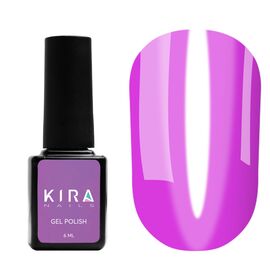 KIRA NAILS Гель лак Vitrage №V11 (фіолетово-рожевий), 6 мл, № гель лаку: 011, Об'єм: 6 мл, image 