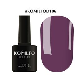 KOMILFO Deluxe Series №D106 (світло-баклажановий), 8 мл, image 