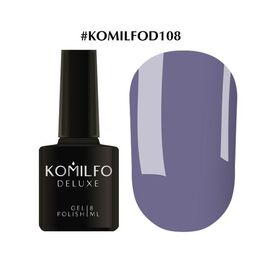 KOMILFO Deluxe Series №D108 (світлий сіро-синій), 8 мл, image 