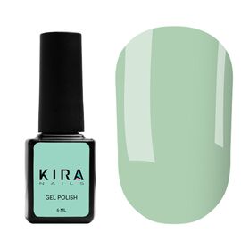 KIRA NAILS Гель лак №025 (блідий салатовий), 6 мл, № гель лаку: 025, Об'єм: 6 мл, image 