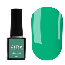 KIRA NAILS Гель лак №028 (зелений), 6 мл, № гель лаку: 028, Об'єм: 6 мл, image 