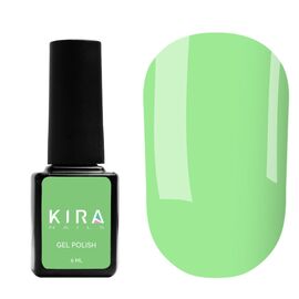 KIRA NAILS Гель лак №077 (салатовий), 6 мл, № гель лаку: 077, Об'єм: 6 мл, image 