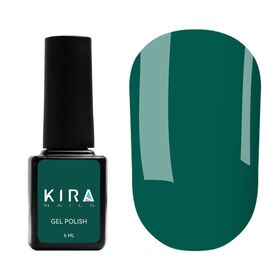KIRA NAILS Гель лак №079 (насичений зелений), 6 мл, № гель лаку: 079, Об'єм: 6 мл, image 