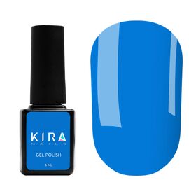 KIRA NAILS Гель лак №081 (лазуровий), 6 мл, № гель лаку: 081, Об'єм: 6 мл, image 