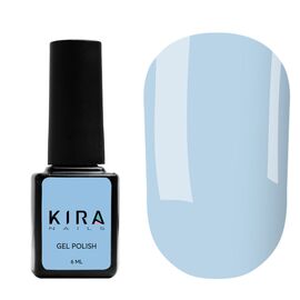 KIRA NAILS Гель лак №130 (ніжно-блакитний), 6 мл, № гель лаку: 130, Об'єм: 6 мл, image 