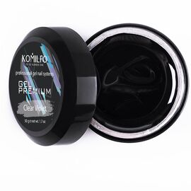 KOMILFO Gel Premium Clear Violet, 50 г, Об'єм: 50 г, Колір: Clear Violet, Об'єм: 50 г, image 