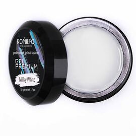 KOMILFO Gel Premium Milky White, 50 г, Об'єм: 50 г, Колір: Milky White, Об'єм: 50 г, image 
