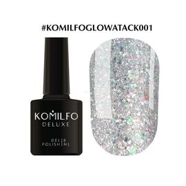 KOMILFO Гель-лак Glow Attack №001, 8 мл, Відтінок: №001, Об'єм: 8 мл, image 