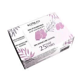 KOMILFO SPA рукавички для манікюру, 25 пар, Об'єм: 25 пар, image 